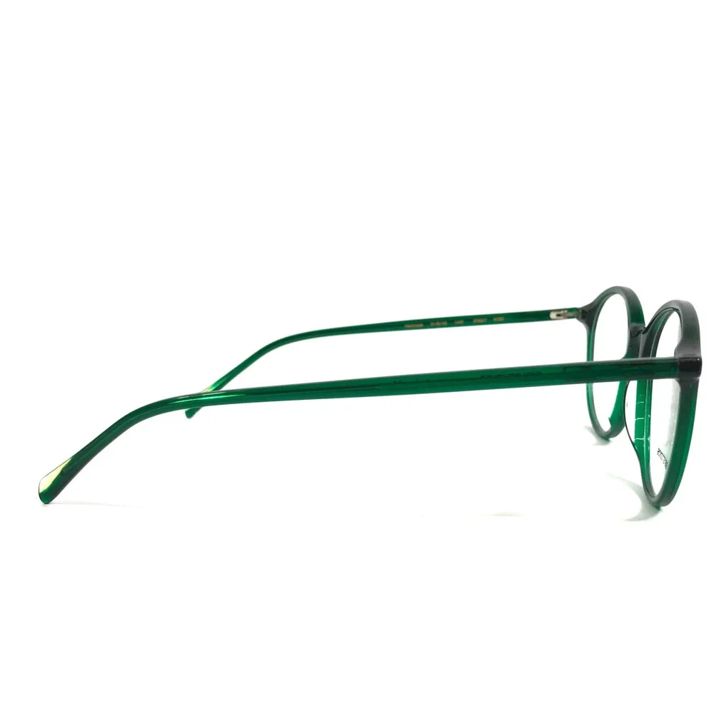 Gigi Studios Eyeglasses Frames KOBE 8099/7 Clear Dark Green Round 51-18-145
